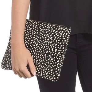 Sole Society Dolce Calf Hair Clutch- NWT